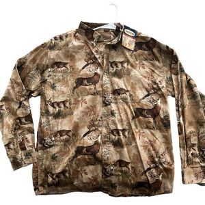 Magellan “Deer” camo print long sleeve